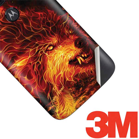 Tom Wood Fire Stalker Wolf Moto E5 Play Skin
